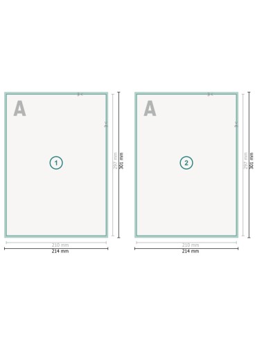 Carteles, A4, impresión a dos caras