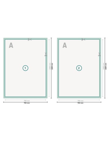 Carteles, B1, impresión a dos caras