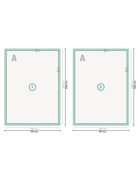 Carteles, B1, impresión a dos caras