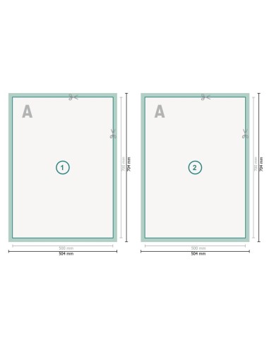 Carteles, B2, impresión a dos caras