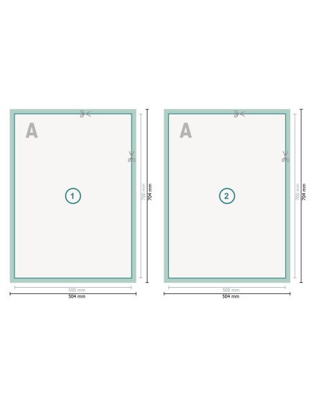 Carteles, B2, impresión a dos caras