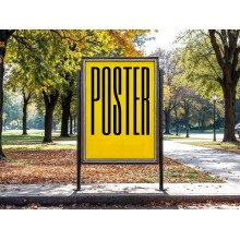 Carteles con lacado UV, A1, impresión a dos caras