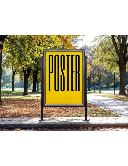 Carteles con lacado UV, A1, impresión a dos caras