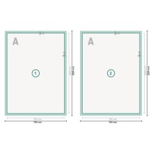 Carteles con lacado UV, B1, impresión a dos caras 2