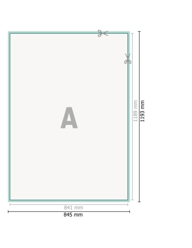 Carteles resistentes a la intemperie, A0