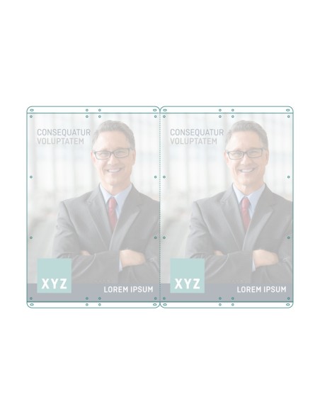 Carteles resistentes a la intemperie, A1 doble