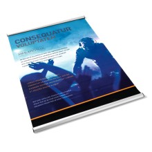 Póster textil con armazón, A1