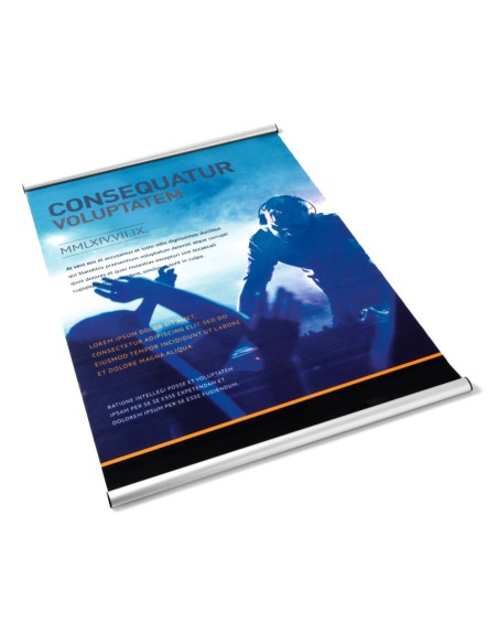 Póster textil con armazón, A2