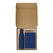 Set Rymarek con bloc de notas, bolígrafo y bidón térmico de acero inox