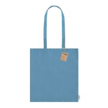Bolsa de algodón reciclado 140 g con asas largas personalizada (Tayon)