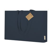Bolsa de algodón reciclado 220 g con fuelle personalizada (Tremul)
