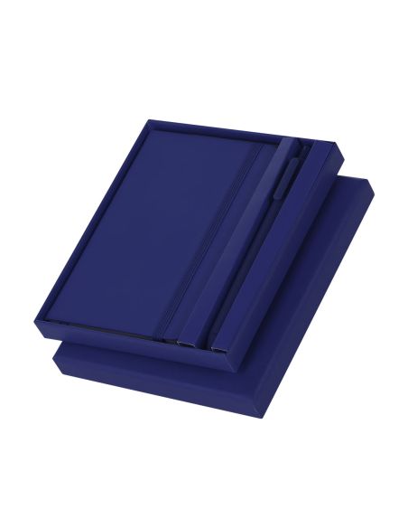 Set de bloc de notas y bolígrafo de PU personalizado (Garrick)