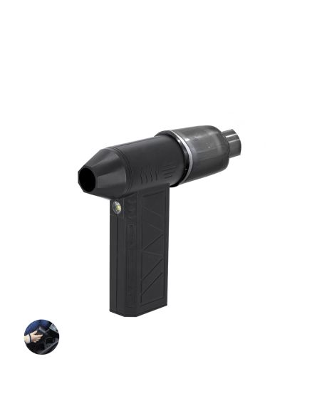Soplador aspirador Logarix compacto en ABS para limpieza de escritorio