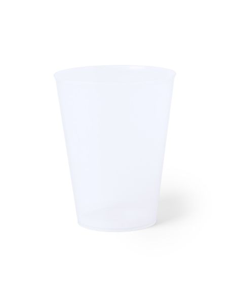 Vaso Ginbert reutilizable de 500 ml en PP translúcido