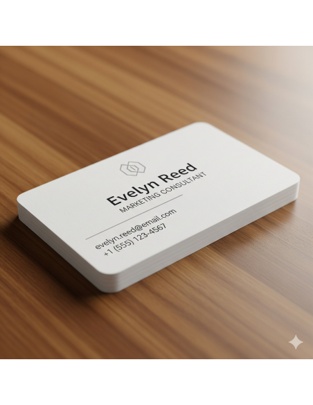 Tarjetas de Visita cantos romos Impresión a Todo Color y Baratas