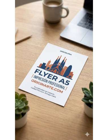 Flyer A5 barato - impreso a dos caras con entrega gratis