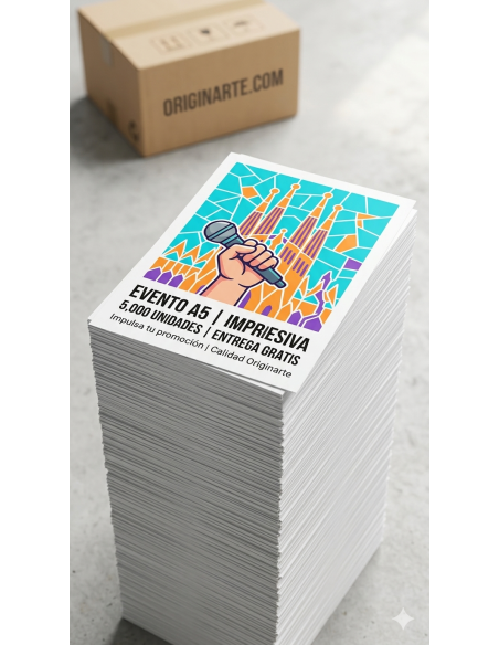 Imprimir Flyer A5 todo color - Top Ventas