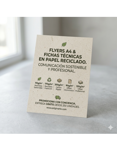 flyers-a4-diplomas-papel-reciclado-offset