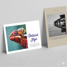 Tarjeta 10,5x7,4 cm. - Mini Flyer A7 a todo color