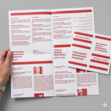 Folletos Desplegables Corporativos (Formato Cuadrado CD 12 x 12 cm) 2