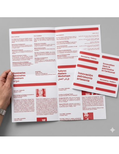 Folletos Desplegables Corporativos (Formato Cuadrado CD 12 x 12 cm)