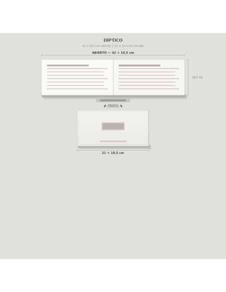 Folletos Desplegables Corporativos (Formato DL Apaisado / Panorámico)