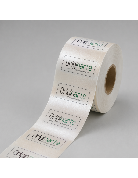 Etiquetas de Papel Perlado Gofrado (Aplicación Automática)