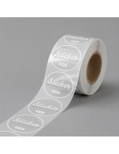 Etiquetas de PLA Transparente Biodegradable