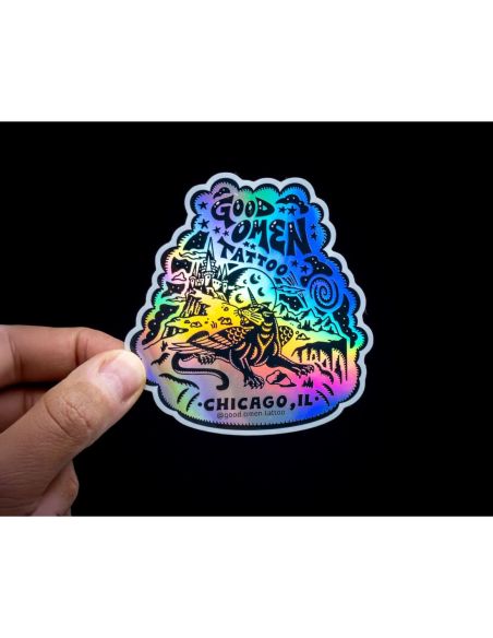 Etiquetas de polipropileno holográfico en bobina (aplicación automática)