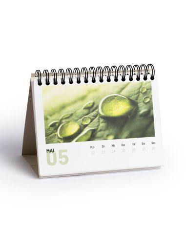 Calendarios de mesa semanales, A5, 54 hojas, colores 4/0, papel cuché de 170 g/m²