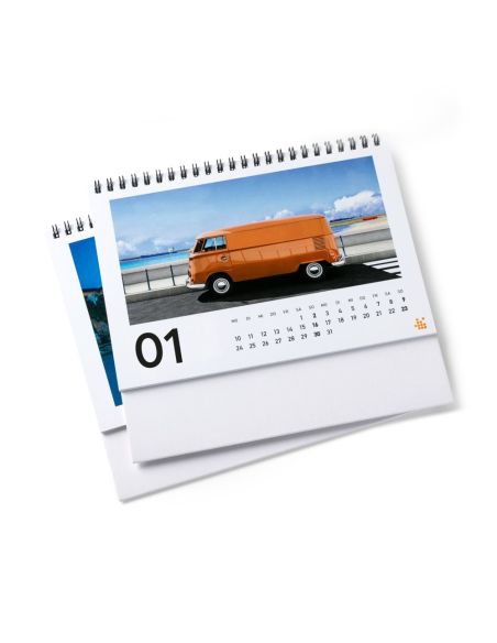 Calendarios mesa varias págs., A5, 13 hojas, colores 4/0, papel cuché de 170 g/m²