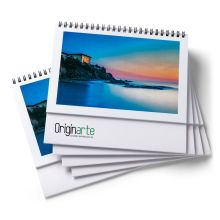 Calendarios mesa varias págs., A6, 13 hojas, colores 4/0, papel cuché de 170 g/m²