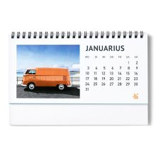 Calendarios mesa varias págs., DL, 13 hojas, colores 4/0, papel cuché de 170 g/m²