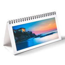 Calendarios mesa varias págs., A3 medio 13 hojas, colores 4/0, papel cuché de 170 g/m²