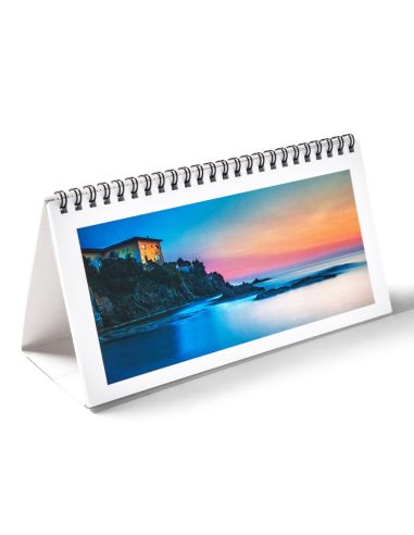 Calendarios mesa varias págs., A3 medio 13 hojas, colores 4/0, papel cuché de 170 g/m²