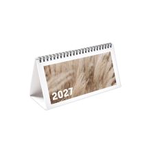 Calendarios mesa varias págs., A4 medio 13 hojas, colores 4/0, papel cuché de 170 g/m²