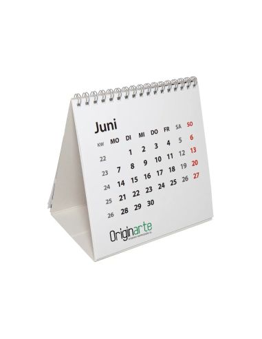 Calendarios mesa varias págs., A5-cuadrado 13 hojas, 4/0, papel cuché de 170 g/m²
