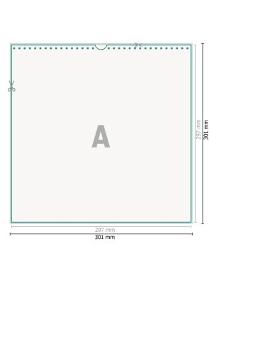 Calendarios de pared, 13 hojas, A3-cuadrado, encuadern.espiral, papel cuché 170 g/m² , 4/0