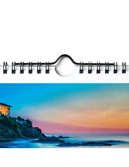 Calendarios de pared, 13 hojas, A4-cuadrado, encuadern.espiral, papel cuché 170 g/m² , 4/0