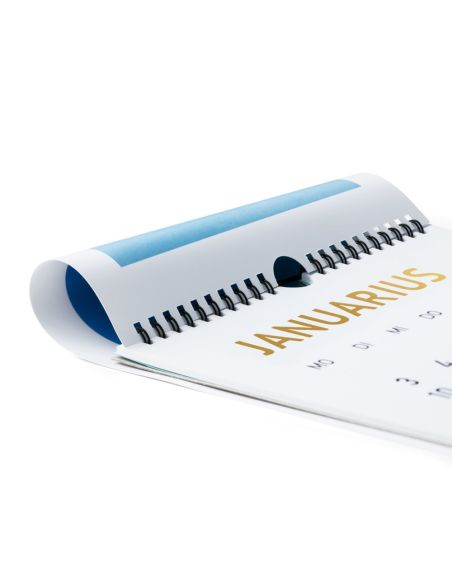 Calendarios de pared, 13 hojas, A3, encuadernación en espiral, papel cuché 170 g/m² , 4/4