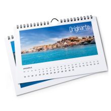 Calendarios de pared, 13 hojas, A6, encuadernación en espiral, papel cuché 170 g/m² , 4/4