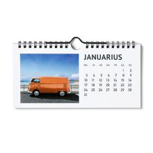 Calendarios de pared, 13 hojas, DL, encuadernación en espiral, papel cuché 170 g/m² , 4/4