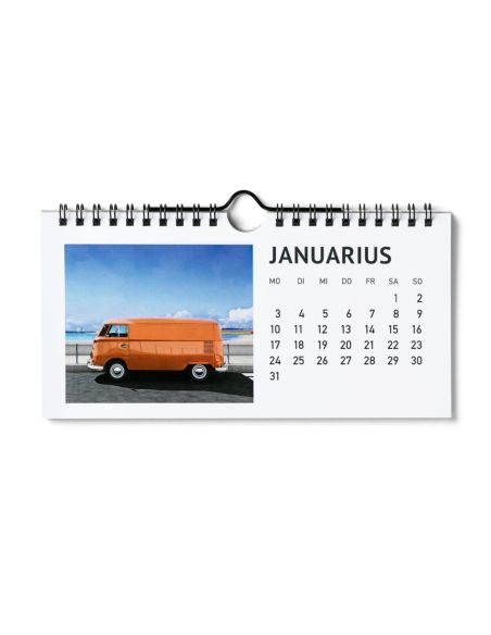 Calendarios de pared, 13 hojas, DL, encuadernación en espiral, papel cuché 170 g/m² , 4/4
