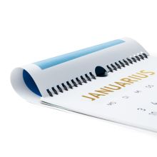 Calendarios de pared, 13 hojas, A3 medio, encuadernac. espiral, papel cuché 170 g/m² , 4/4 2