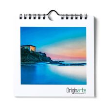Calendarios de pared, 13 hojas, A4-cuadrado, encuadern.espiral, papel cuché 170 g/m² , 4/4