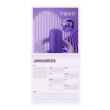 Calendarios revista sin cubierta, cuadrado, A4-cuadrado, 24 páginas, 130 g/m² papel cuché