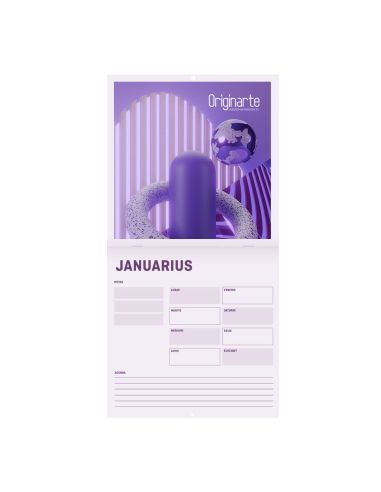 Calendarios revista sin cubierta, cuadrado, A4-cuadrado, 24 páginas, 130 g/m² papel cuché