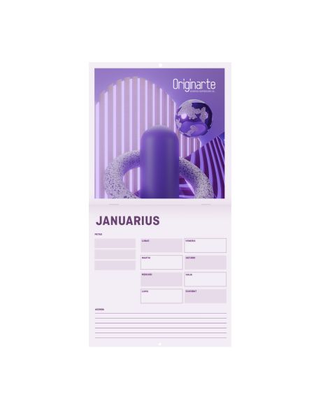 Calendarios revista sin cubierta, cuadrado, A4-cuadrado, 24 páginas, 130 g/m² papel cuché