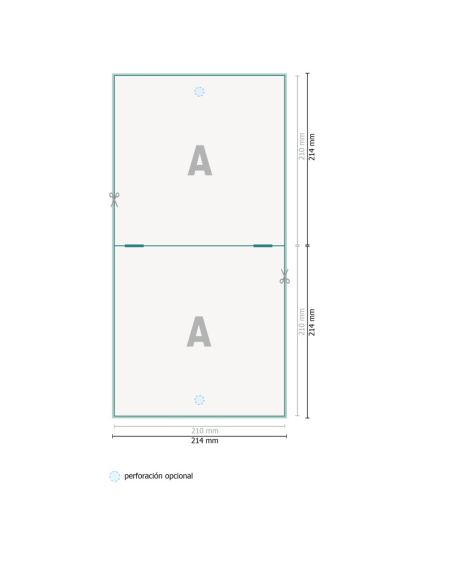 Calendarios revista sin cubierta, cuadrado, A4-cuadrado, 24 páginas, 130 g/m² papel cuché