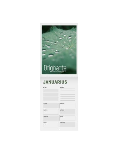 Calendarios revista sin cubierta, formato vertical, A4, 28 páginas, 130 g/m² papel cuché